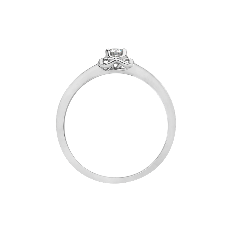 Prsteň s diamantom Sweet Blossom