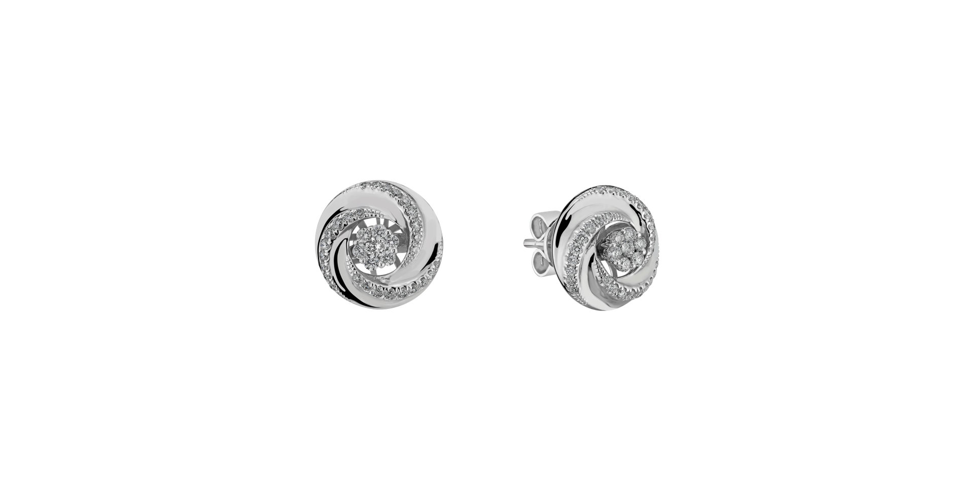 Náušnice s diamantmi Pure Glory