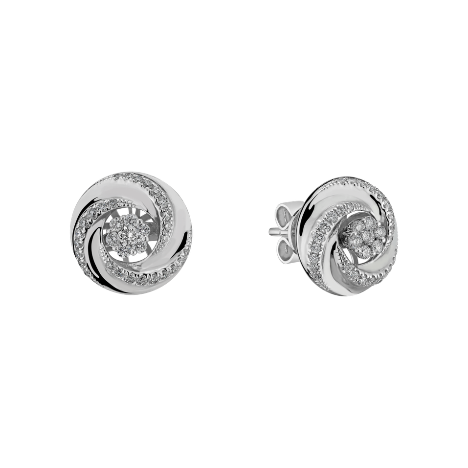 Náušnice s diamantmi Pure Glory