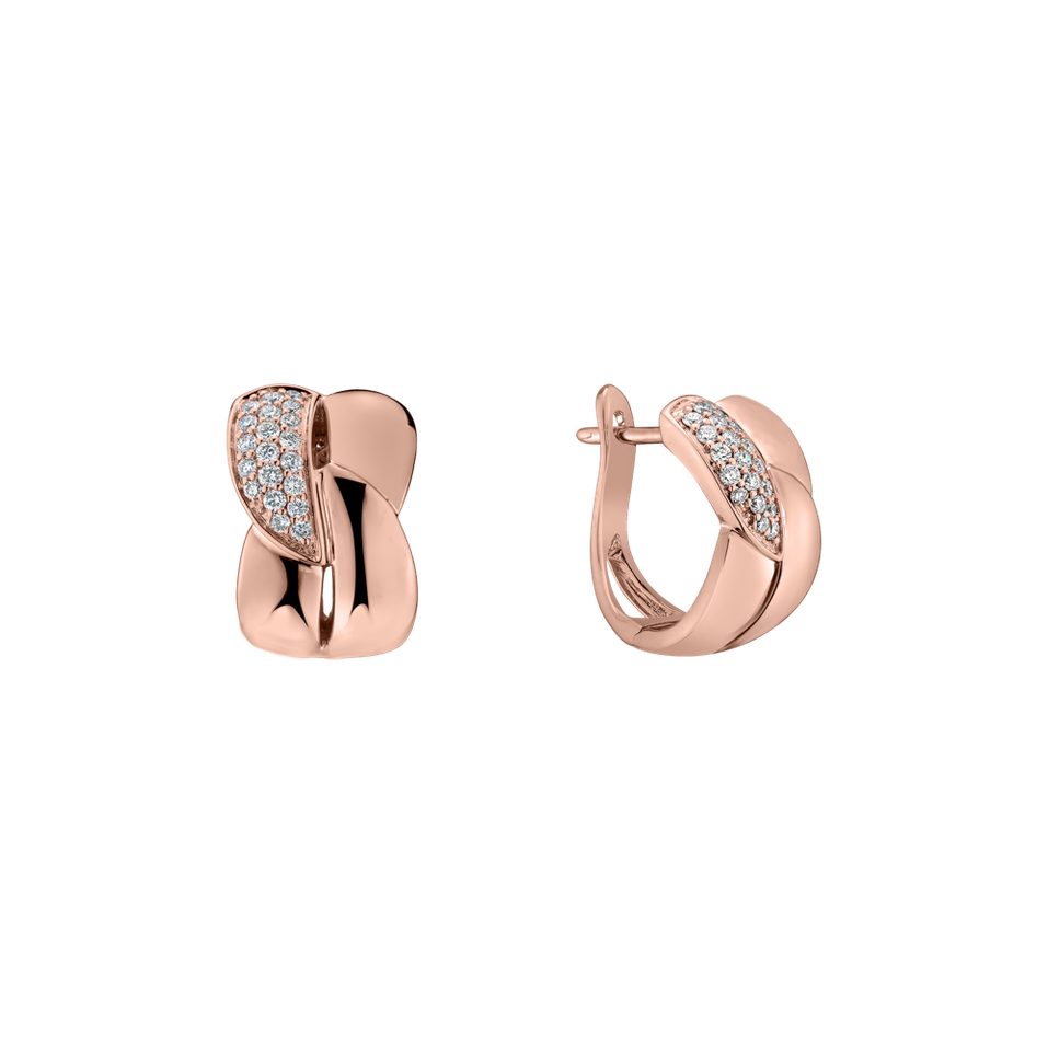 Náušnice s diamantmi Karolína