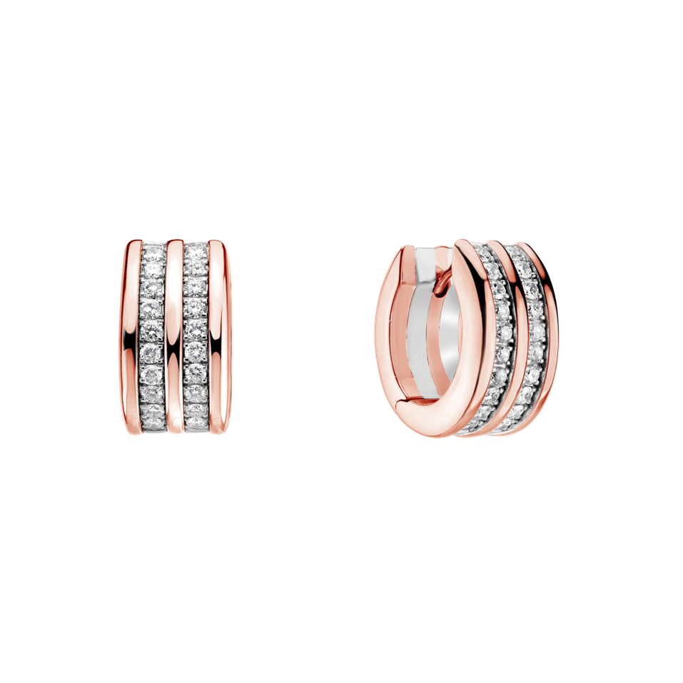 Náušnice s diamantmi Nayan