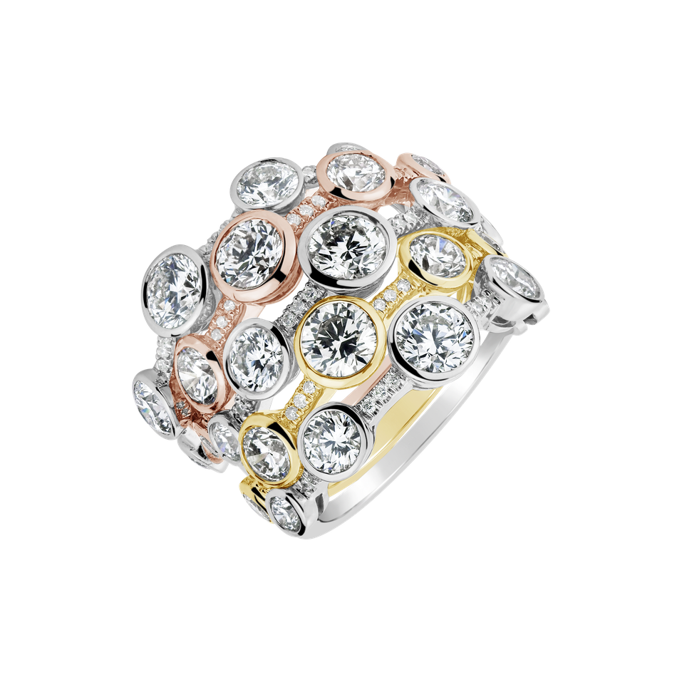 Prsteň s diamantmi Galaxy of Passion