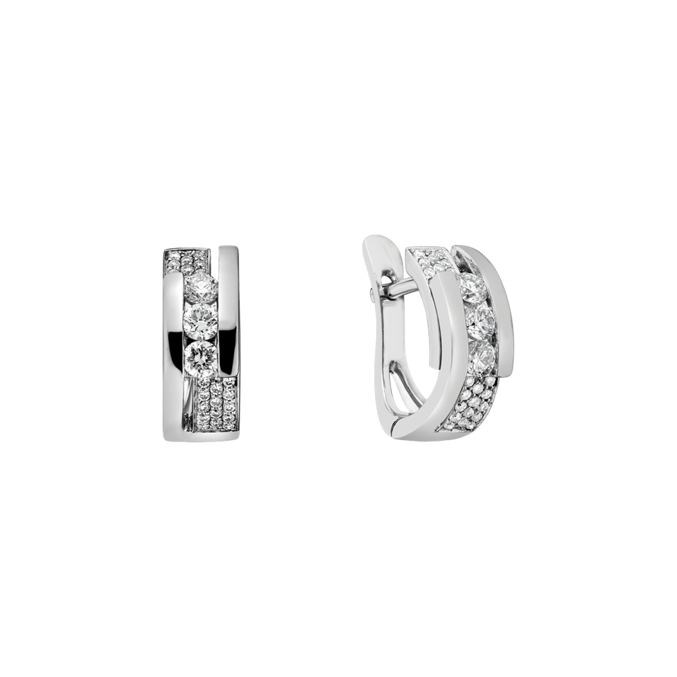 Náušnice s diamantmi Magnificent Carla