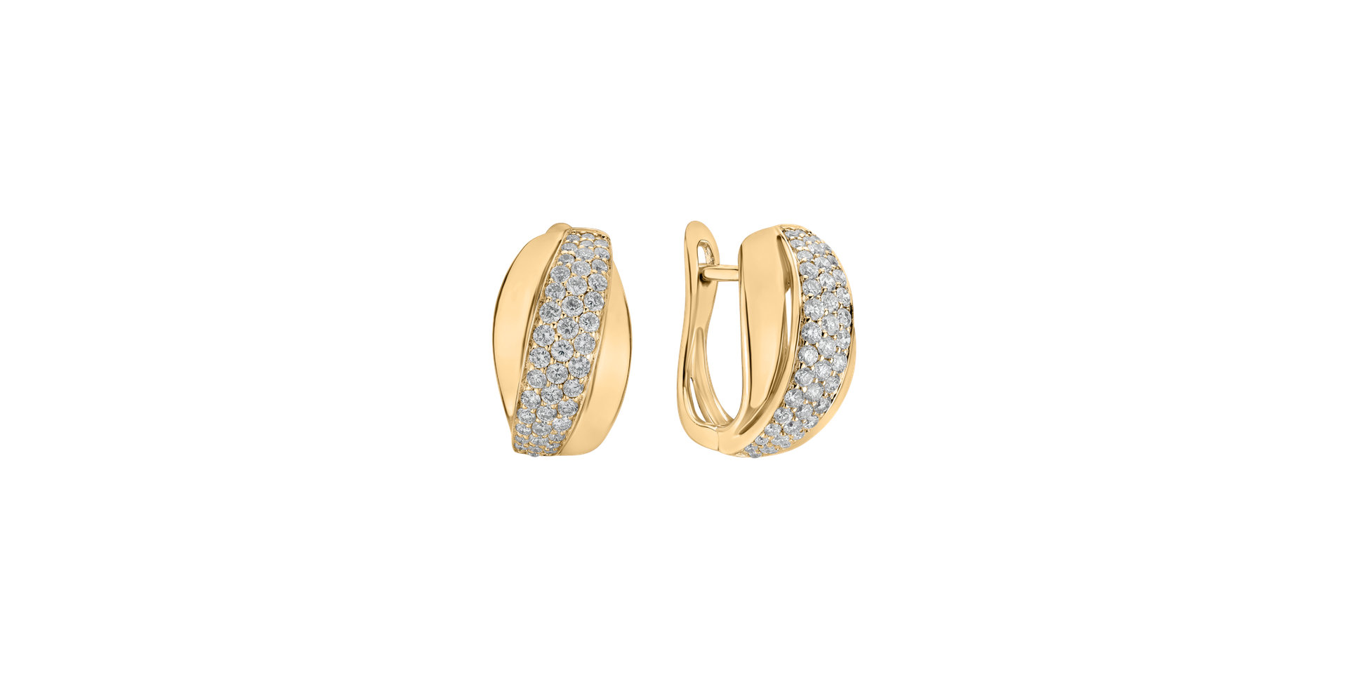 Náušnice s diamantmi Galaxy Dream