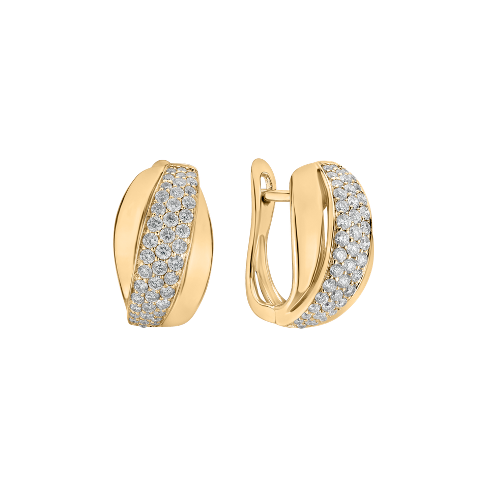 Náušnice s diamantmi Galaxy Dream