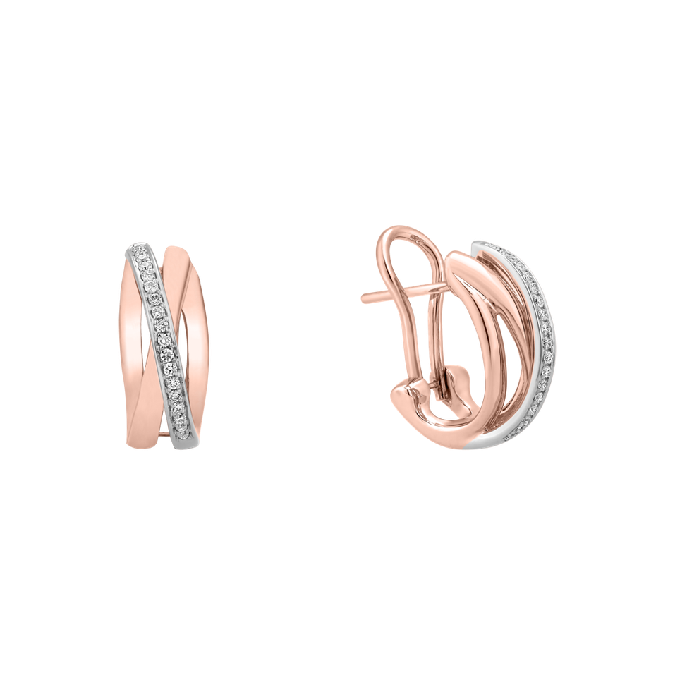 Náušnice s diamantmi Galaxy Signature