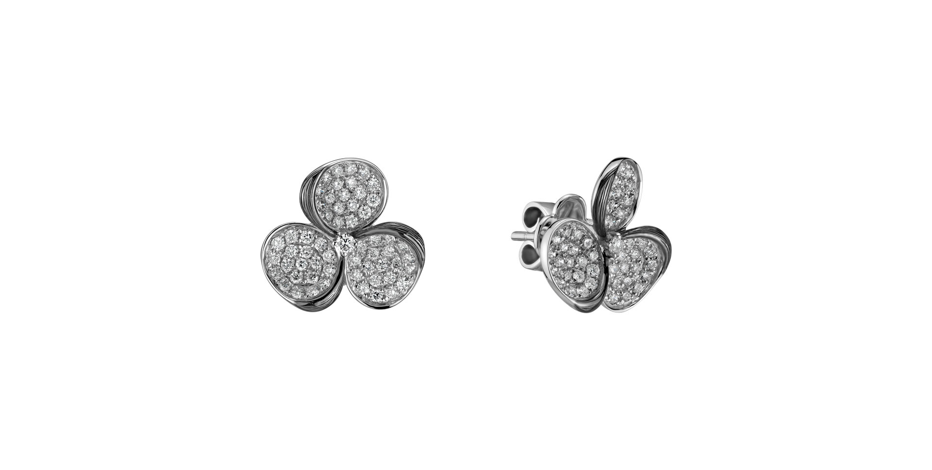 Náušnice s diamantmi Alex