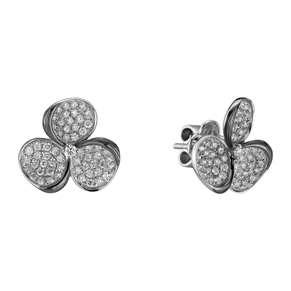 Náušnice s diamantmi Alex