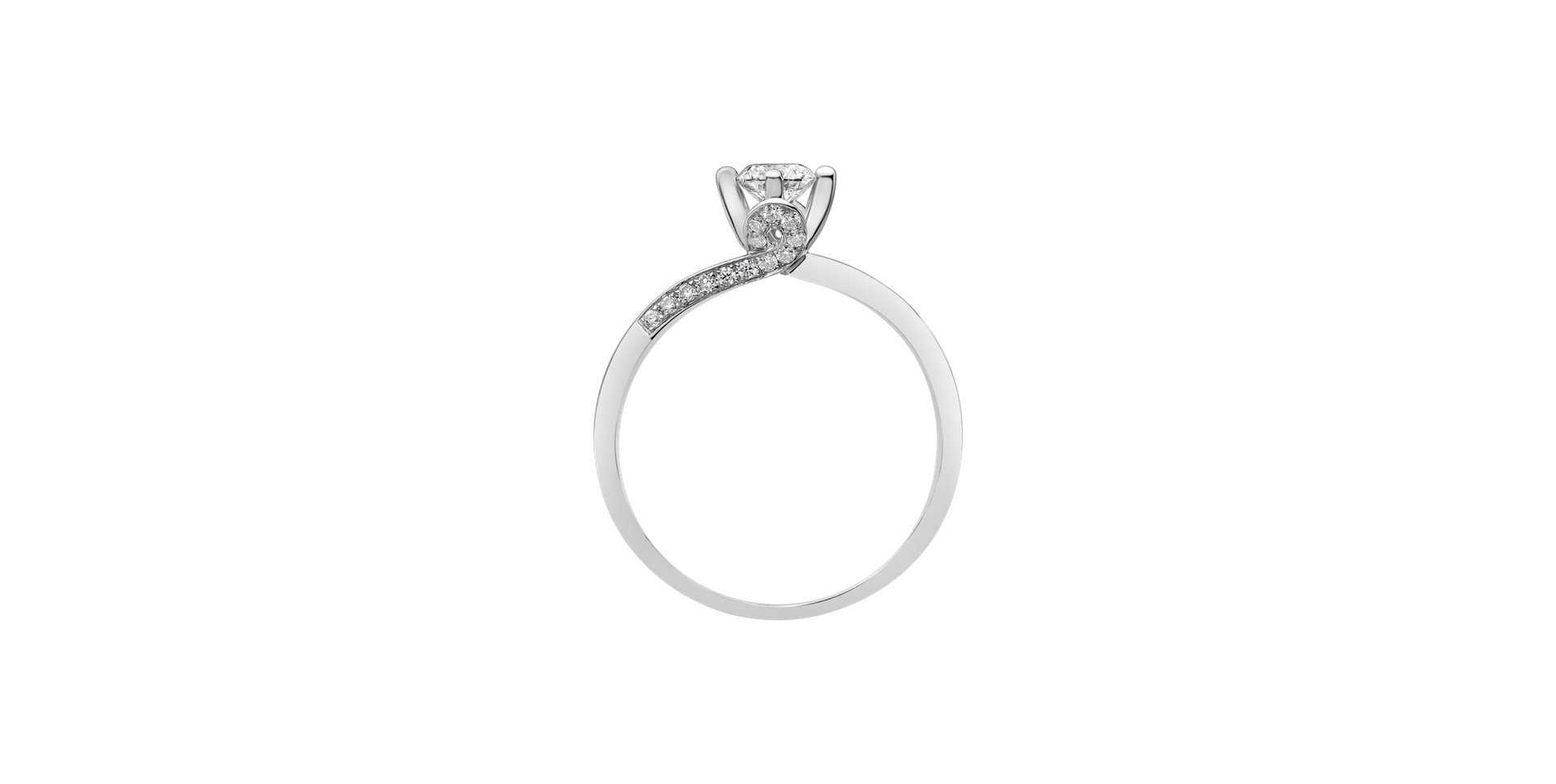 Prsteň s diamantmi Crystal Clear