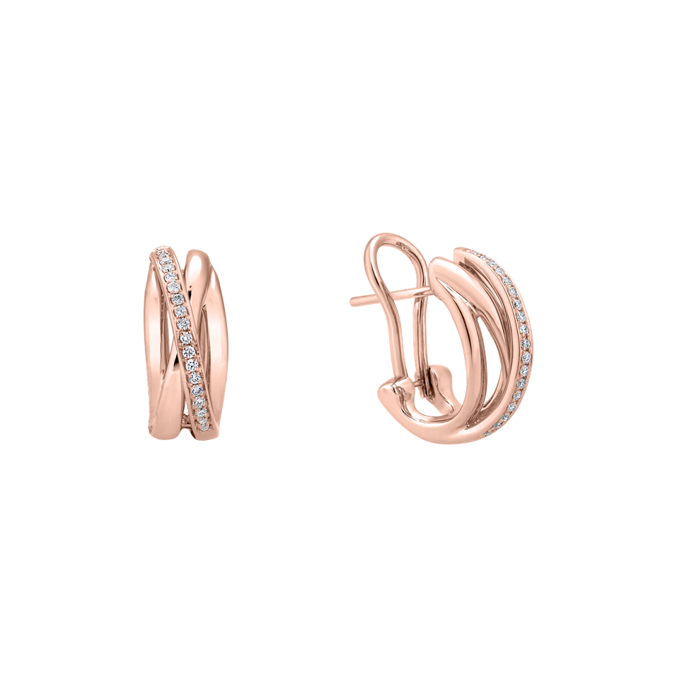 Náušnice s diamantmi Galaxy Signature