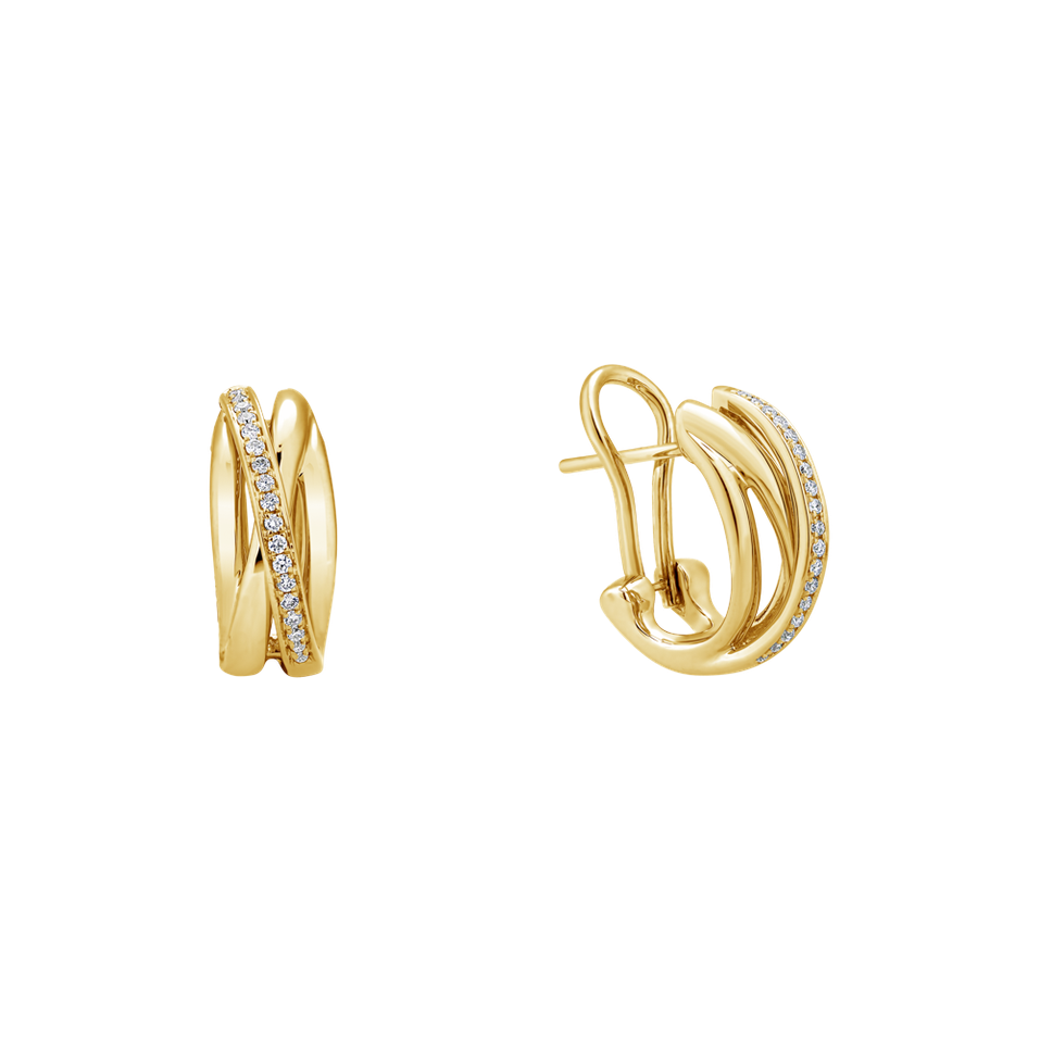 Náušnice s diamantmi Galaxy Signature