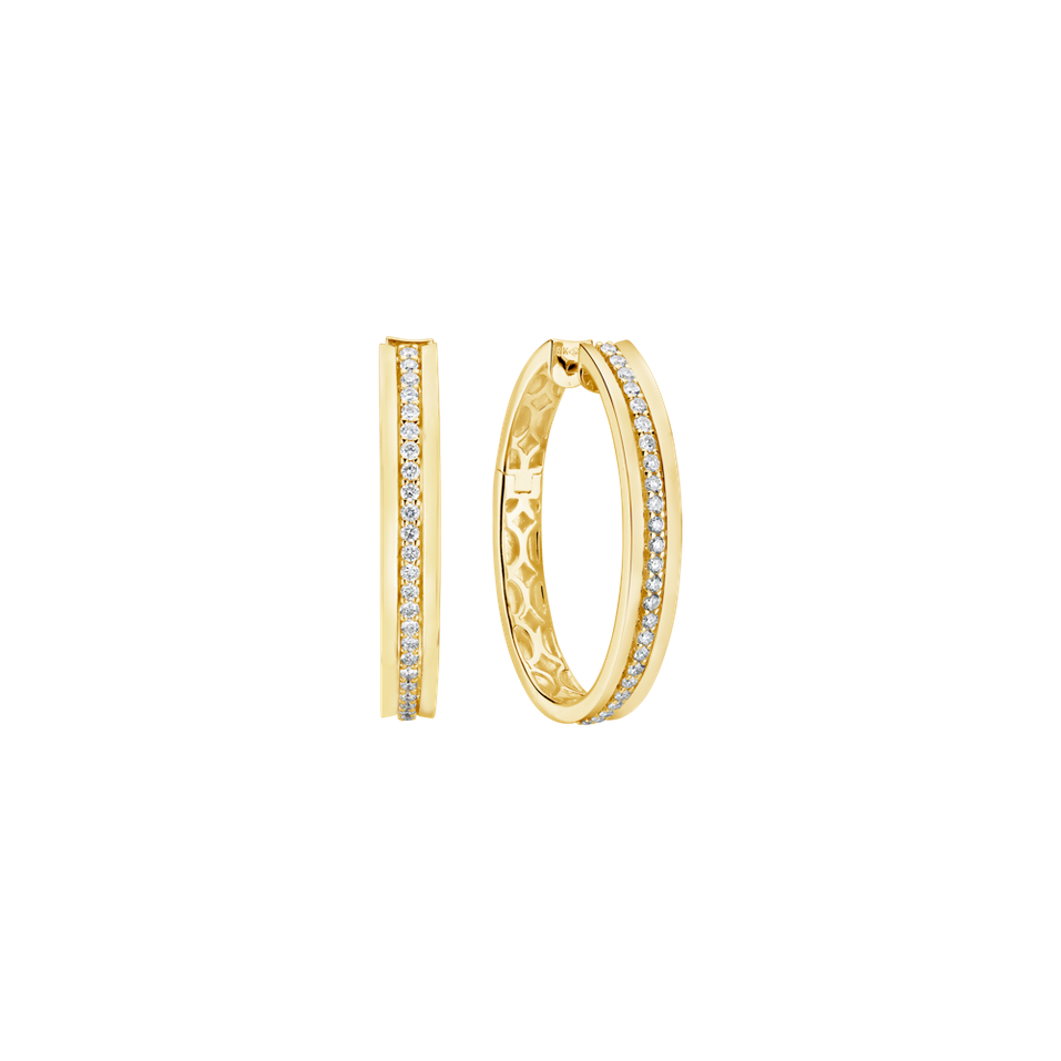 Náušnice s diamantmi Velvet Sunrise