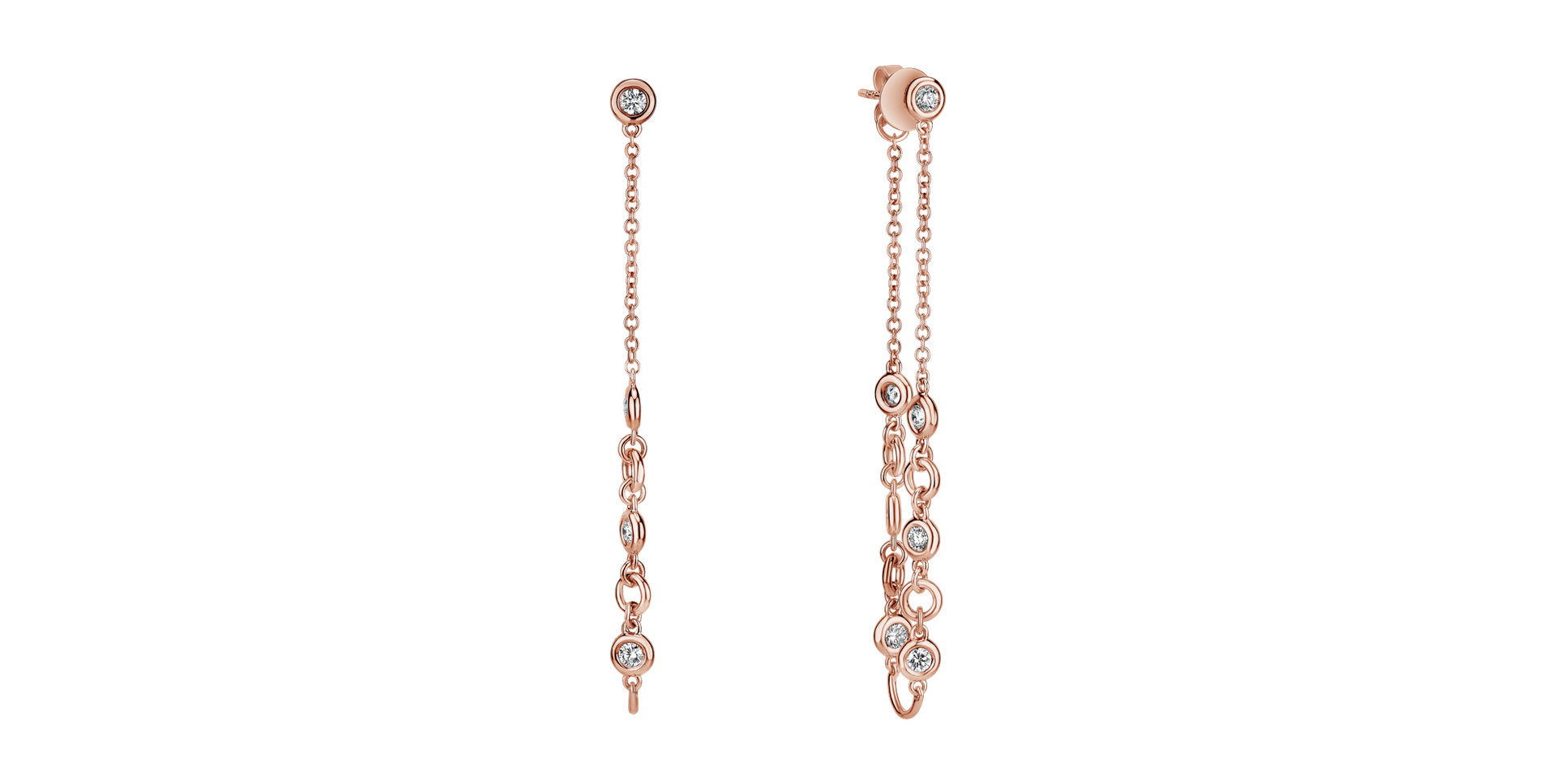 Náušnice s diamantmi Samira