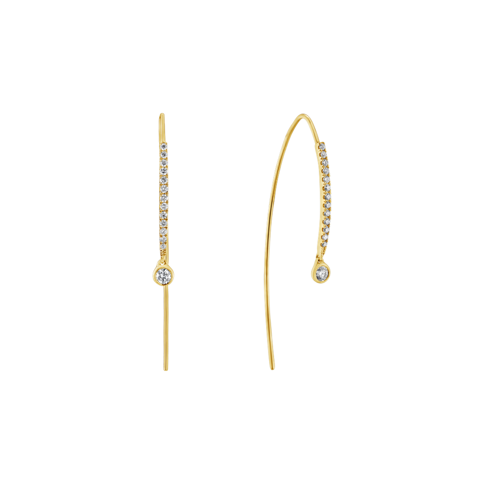 Náušnice s diamantmi Tomoyo