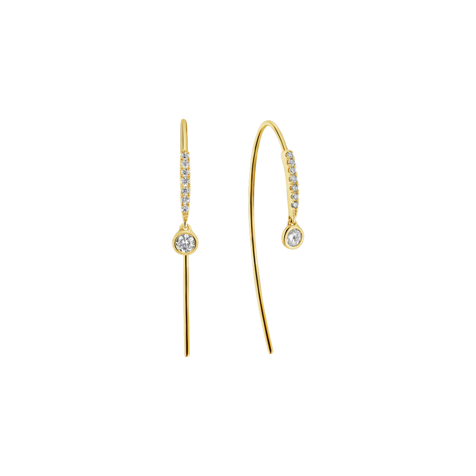 Náušnice s diamantmi Akilah