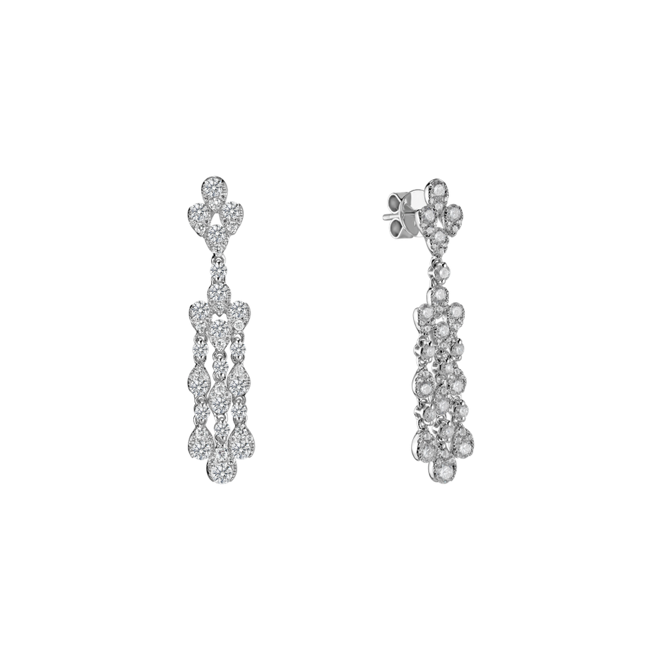 Náušnice s diamantmi Renaissance Queen