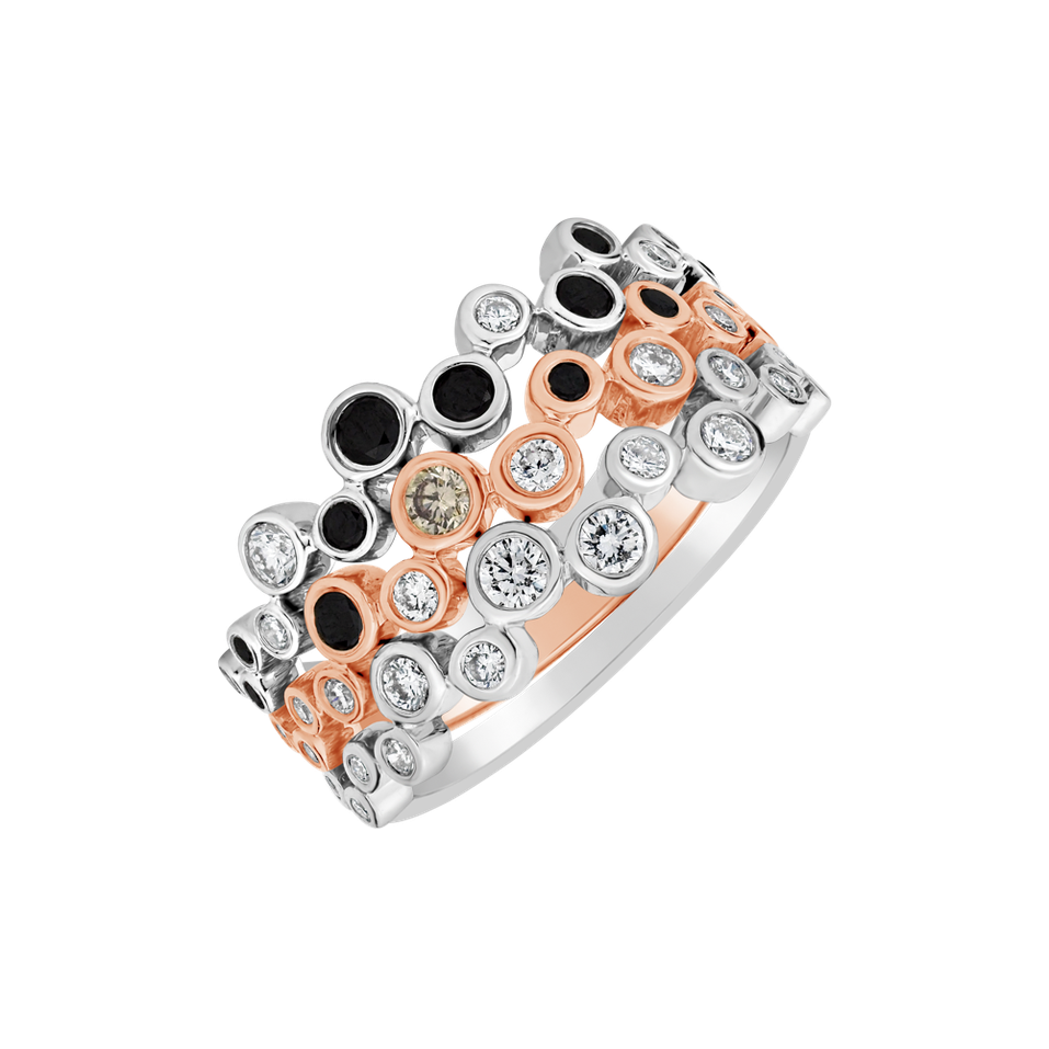 Prsteň s diamantmi Orion Star