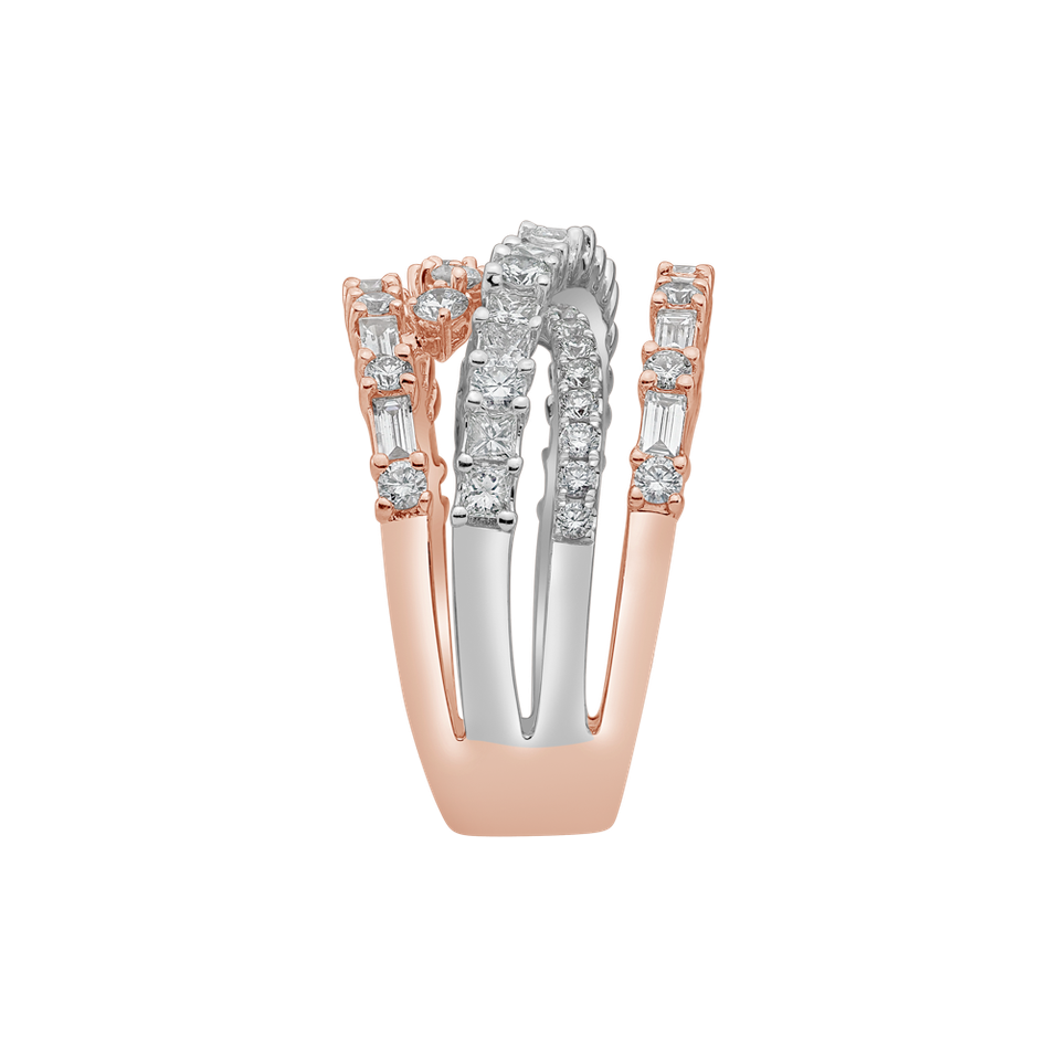 Prsteň s diamantmi Aphrodite Sin