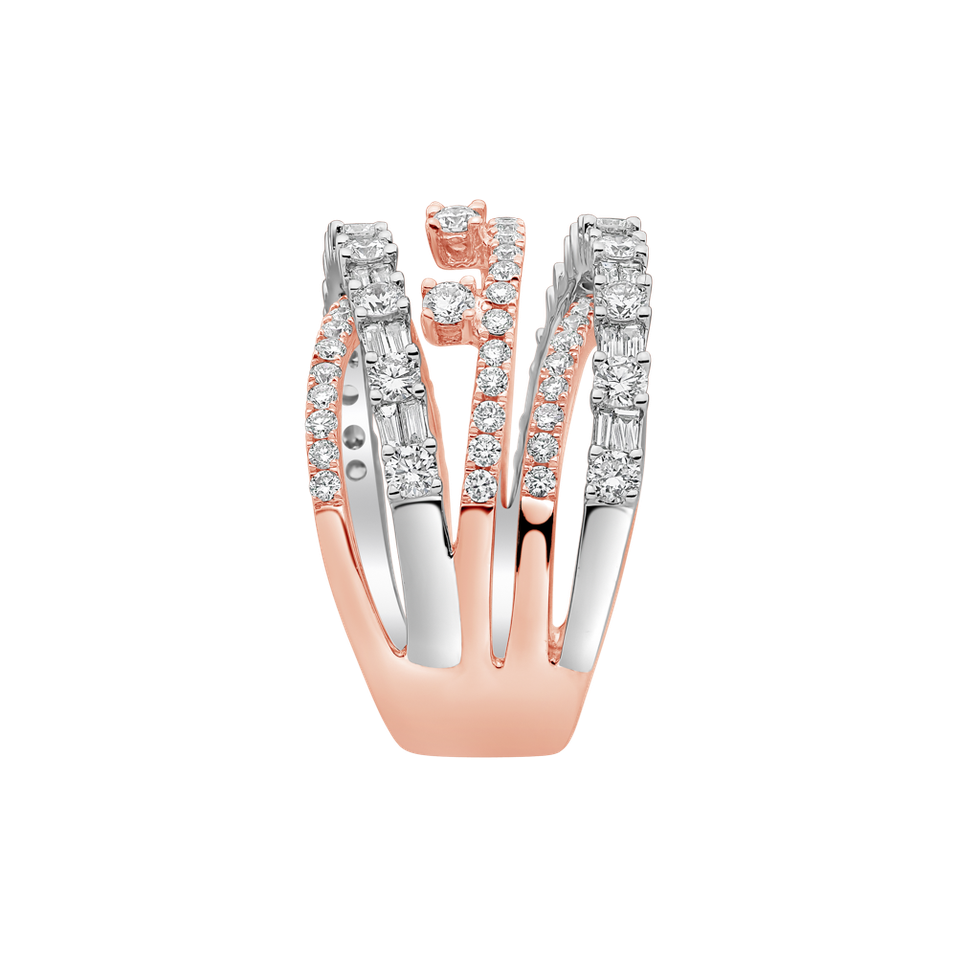 Prsteň s diamantmi Venus Mosaic