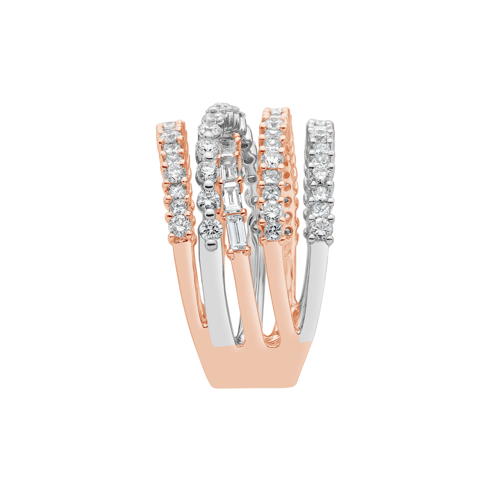 Prsteň s diamantmi Venus Sin