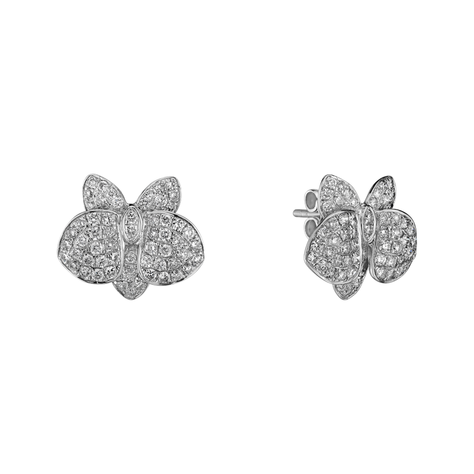 Náušnice s diamantmi First Lady