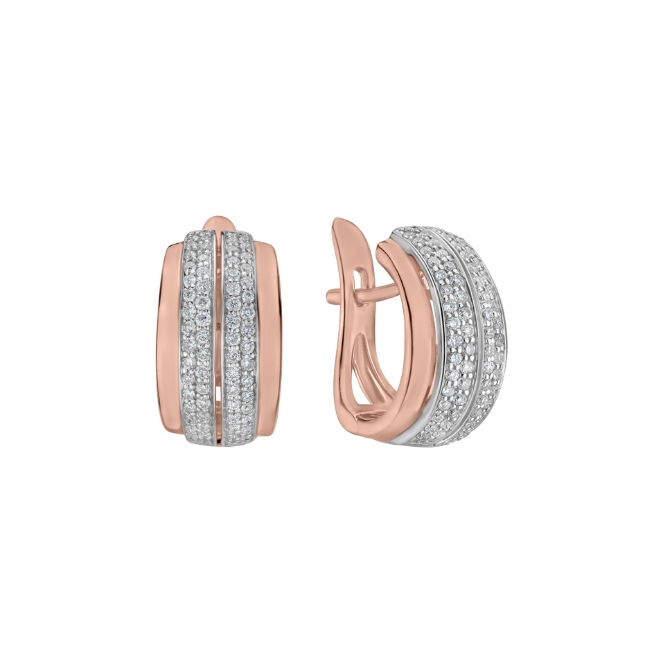 Náušnice s diamantmi Amazing Secret