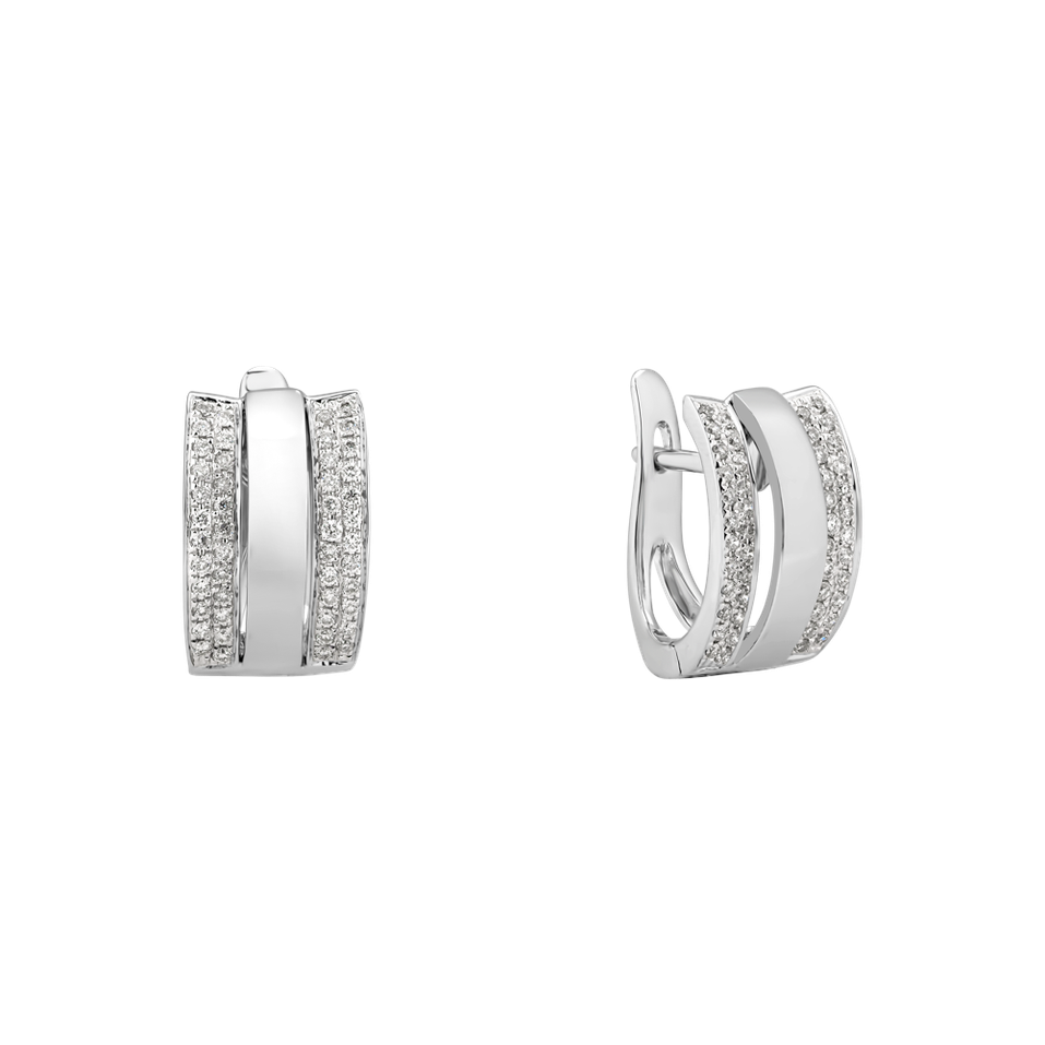 Náušnice s diamantmi Dream Symetry