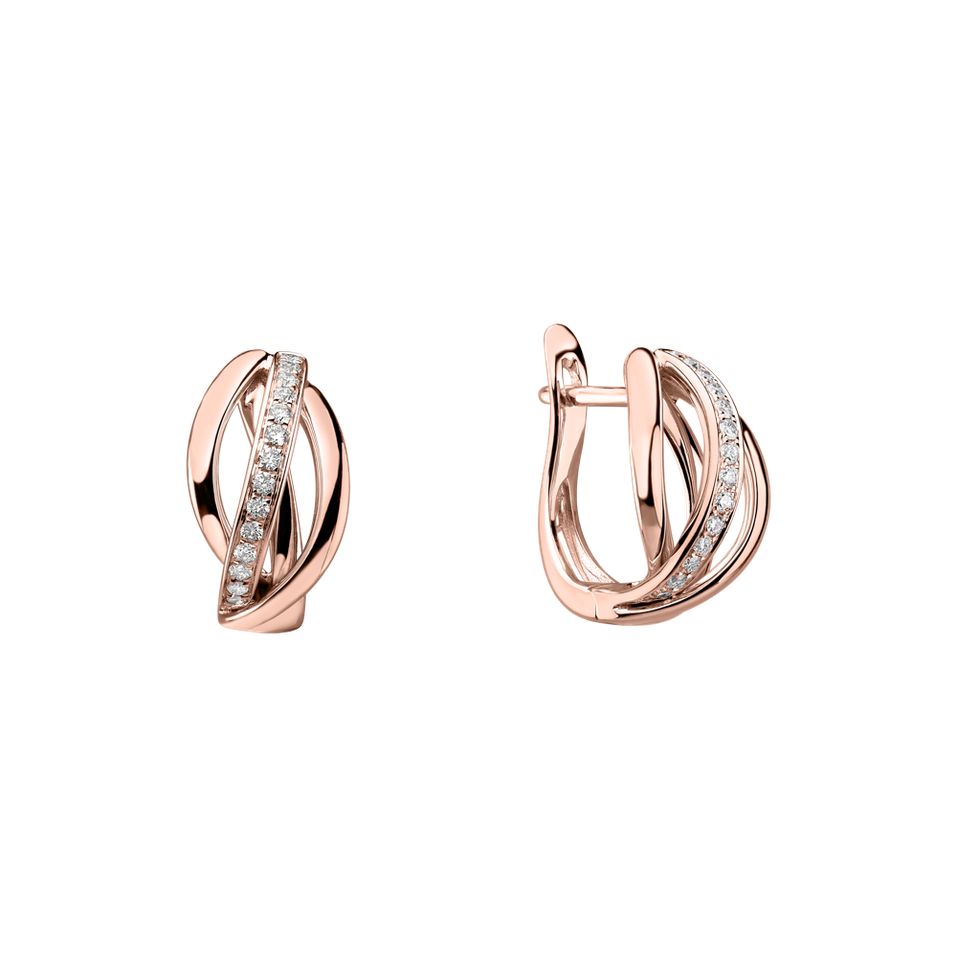 Náušnice s diamantmi Amazing Passion