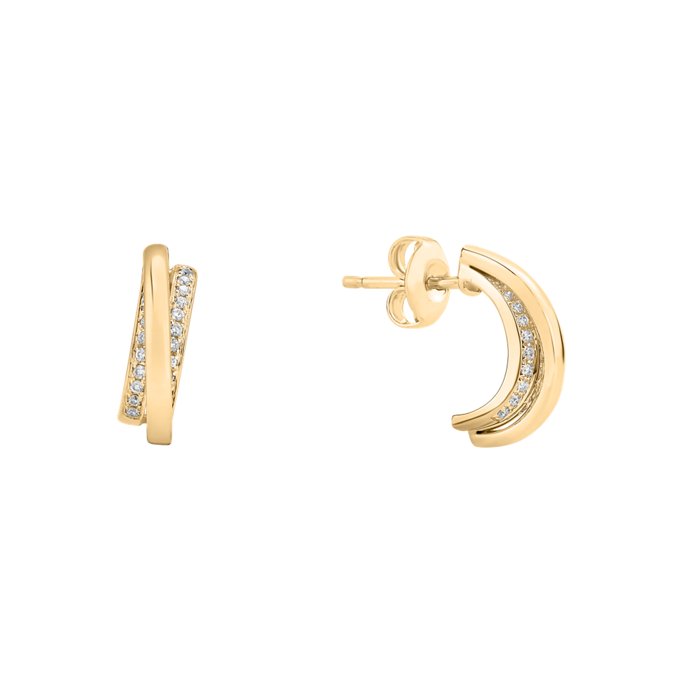 Náušnice s diamantmi Dream Wings