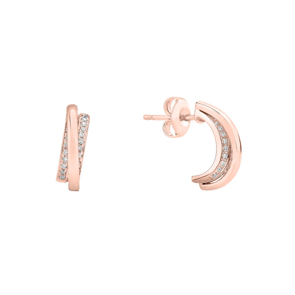 Náušnice s diamantmi Dream Wings