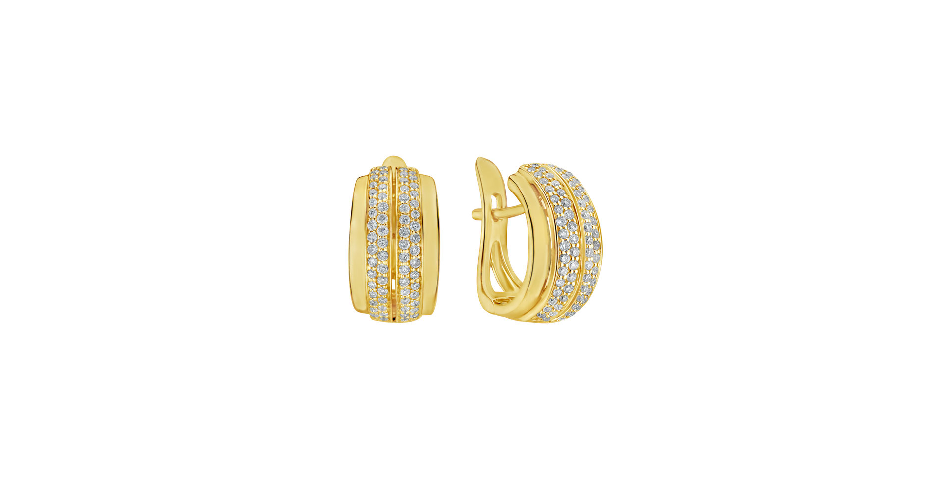 Náušnice s diamantmi Amazing Secret