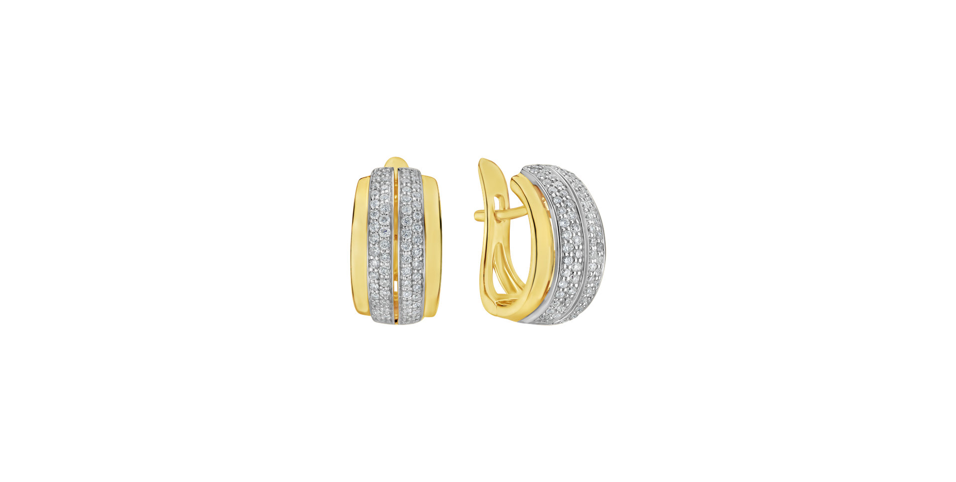 Náušnice s diamantmi Amazing Secret