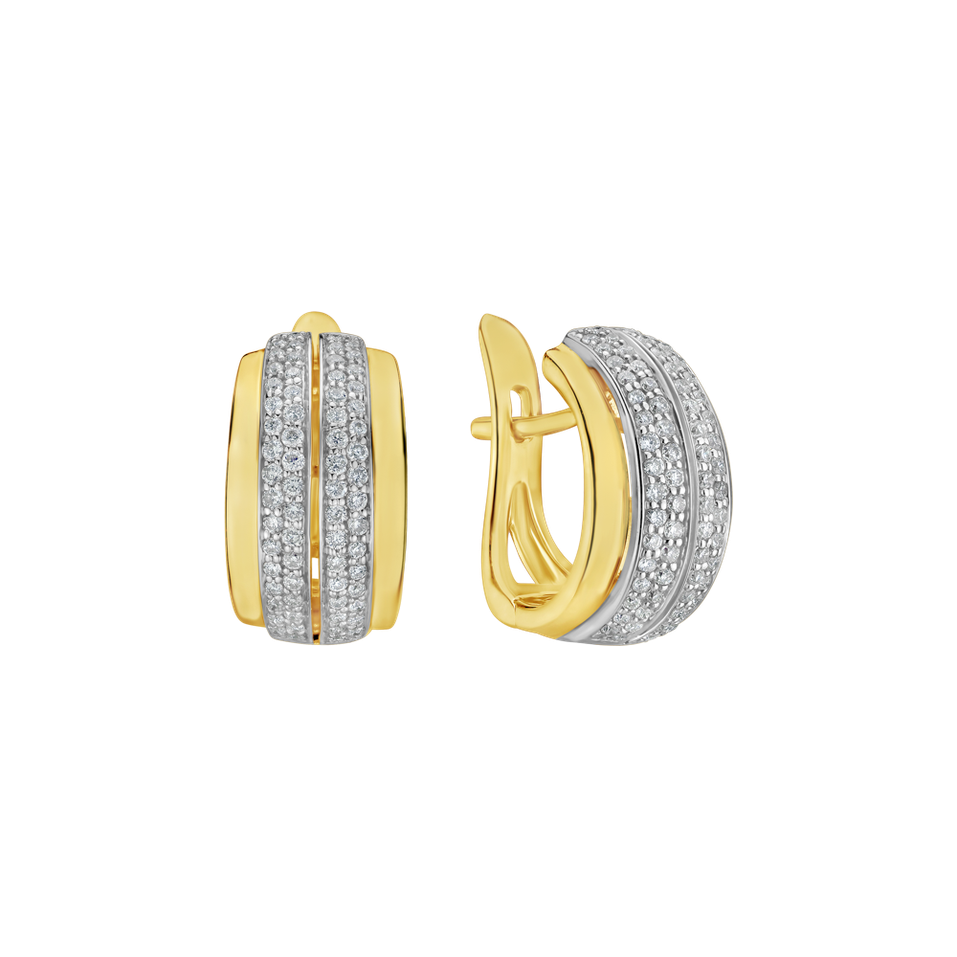 Náušnice s diamantmi Amazing Secret