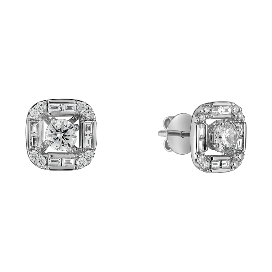 Náušnice s diamantmi Clement