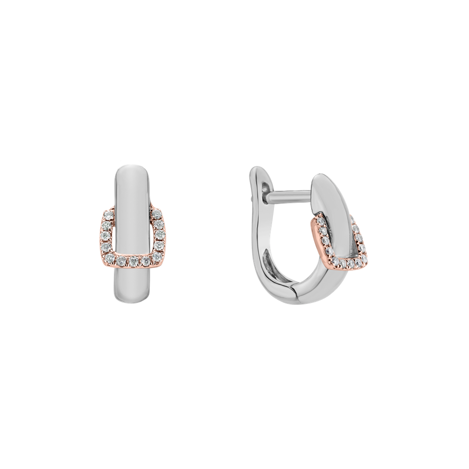 Náušnice s diamantmi Galaxy Symphony