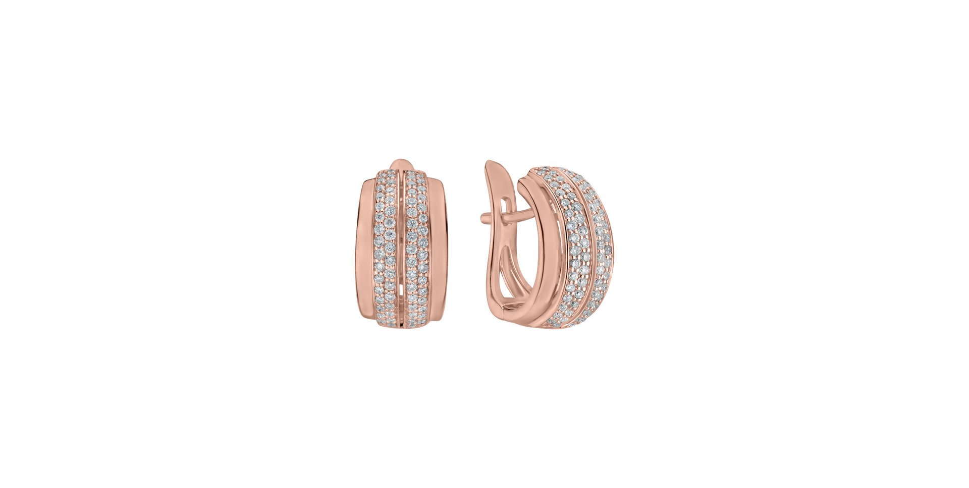 Náušnice s diamantmi Amazing Secret