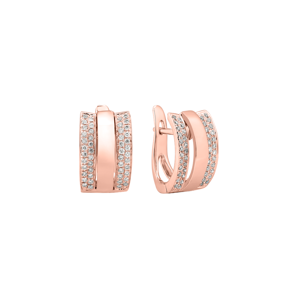 Náušnice s diamantmi Dream Symetry