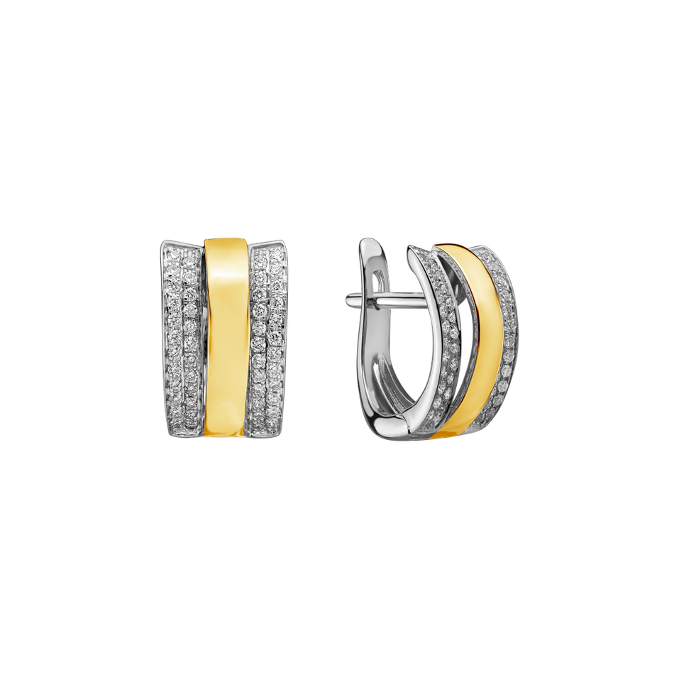 Náušnice s diamantmi Dream Symetry