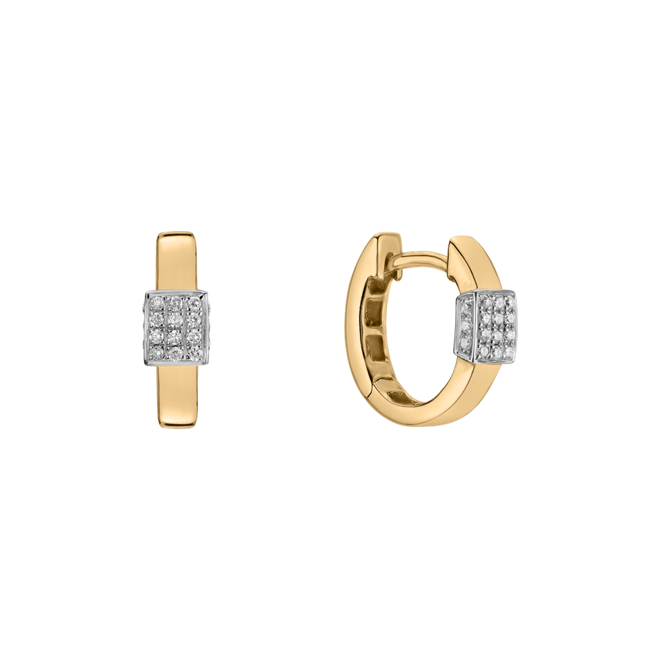 Náušnice s diamantmi Miracle Sparkle