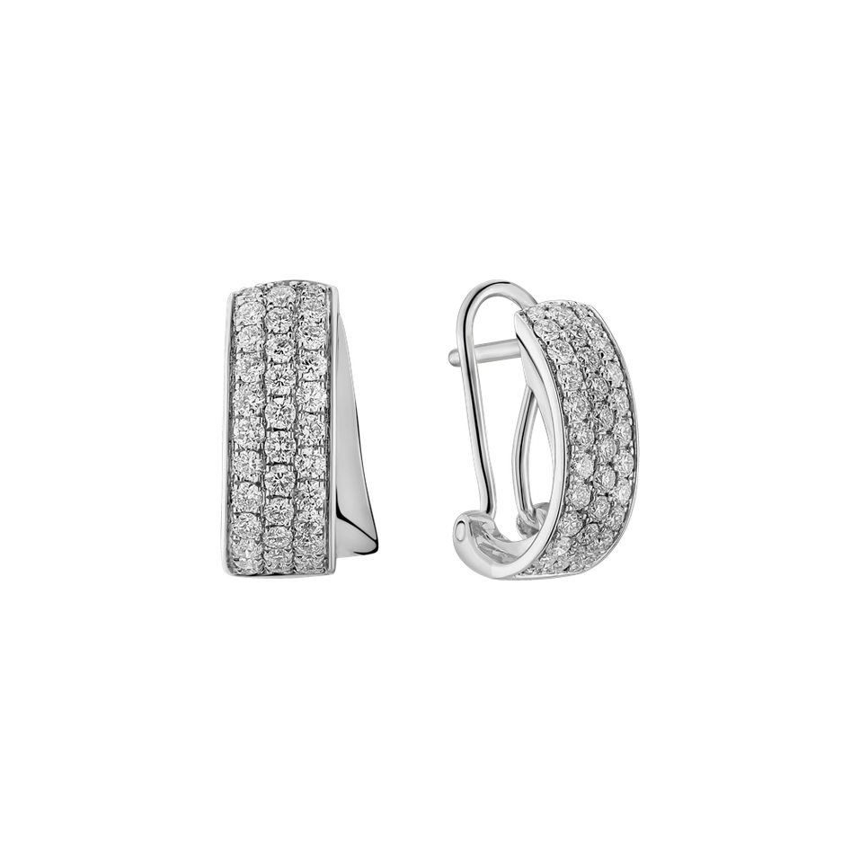 Náušnice s diamantmi Galaxy Poem