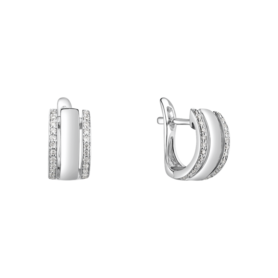 Náušnice s diamantmi Amazing Symetry