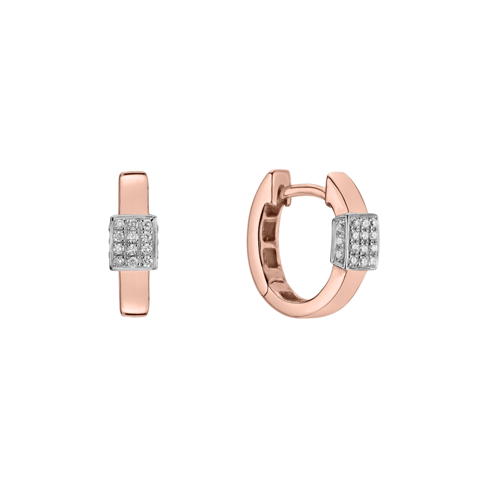 Náušnice s diamantmi Miracle Sparkle