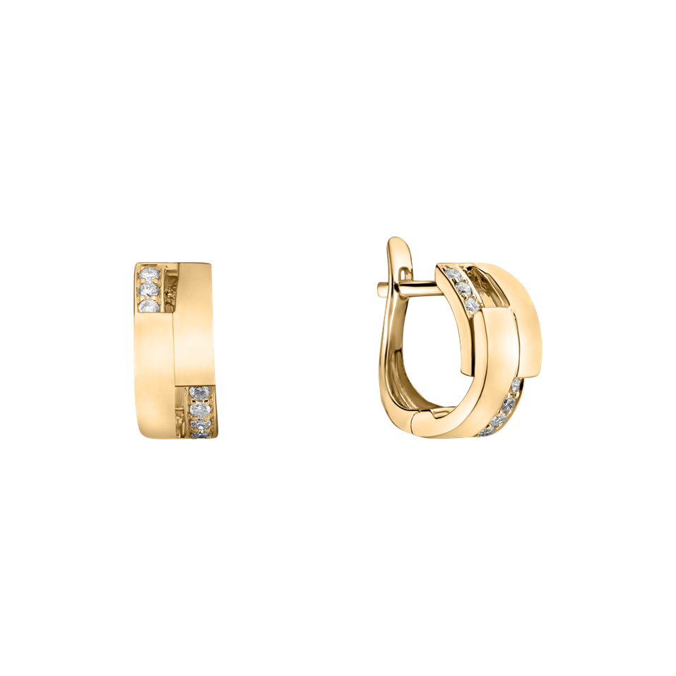 Náušnice s diamantmi Star Opium