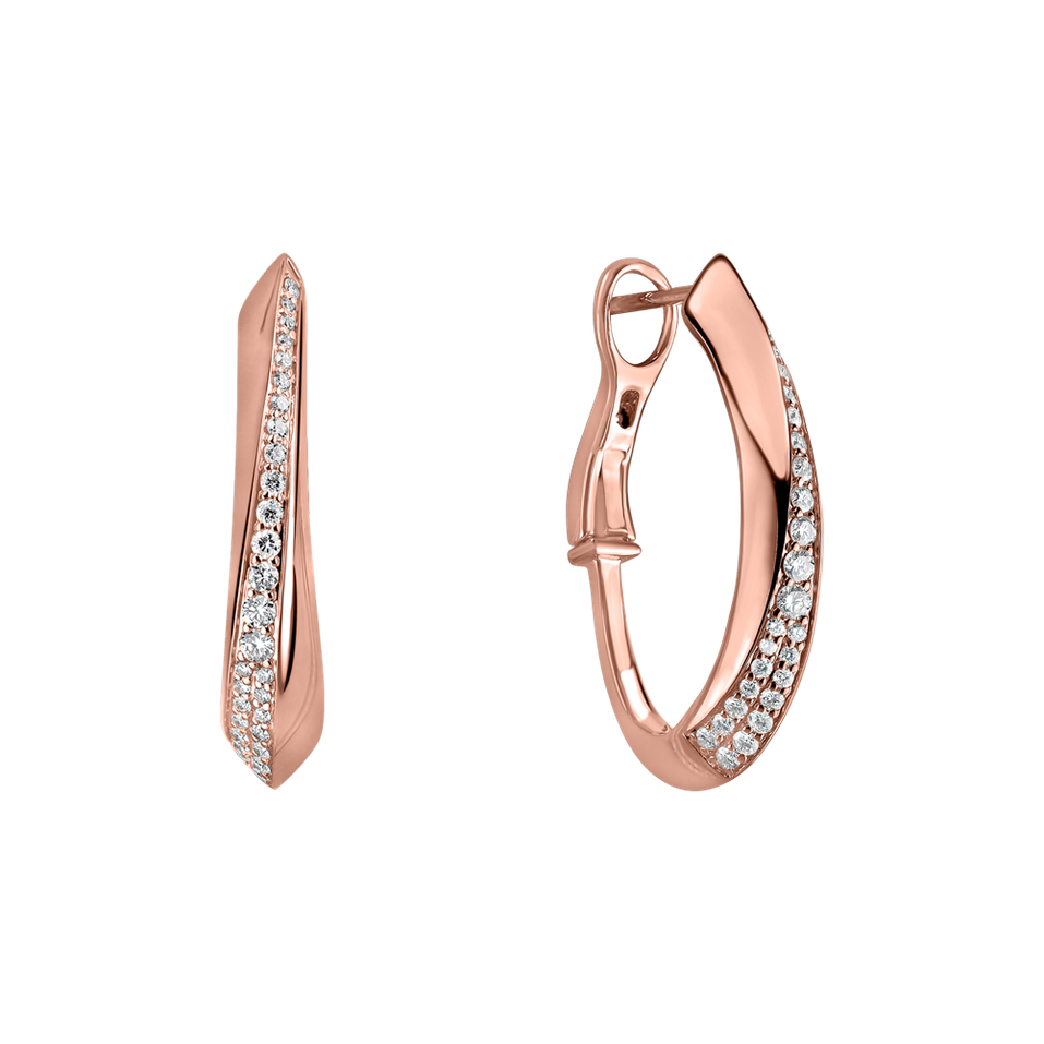 Náušnice s diamantmi Morin