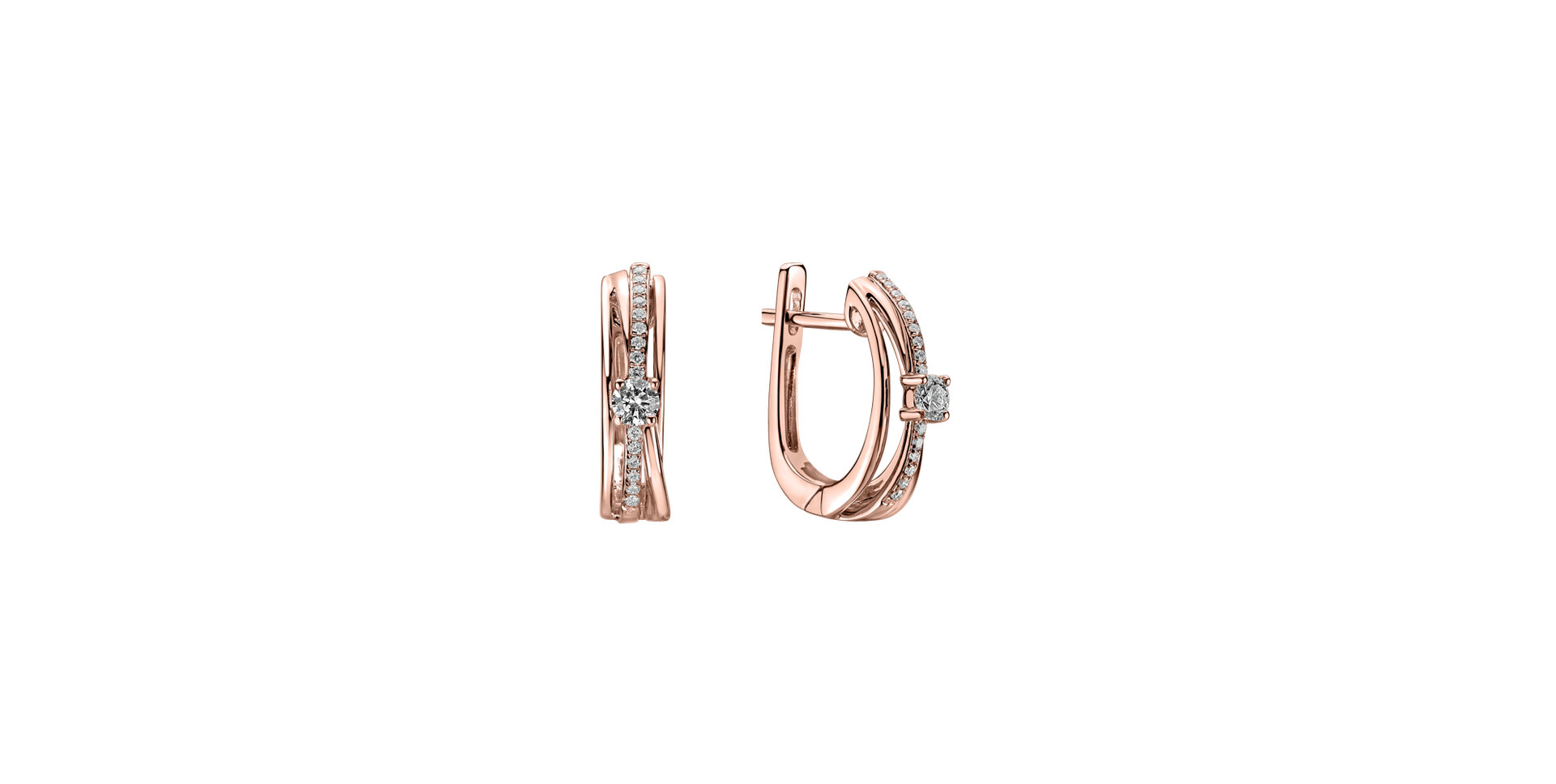 Náušnice s diamantmi Lady Cosmos