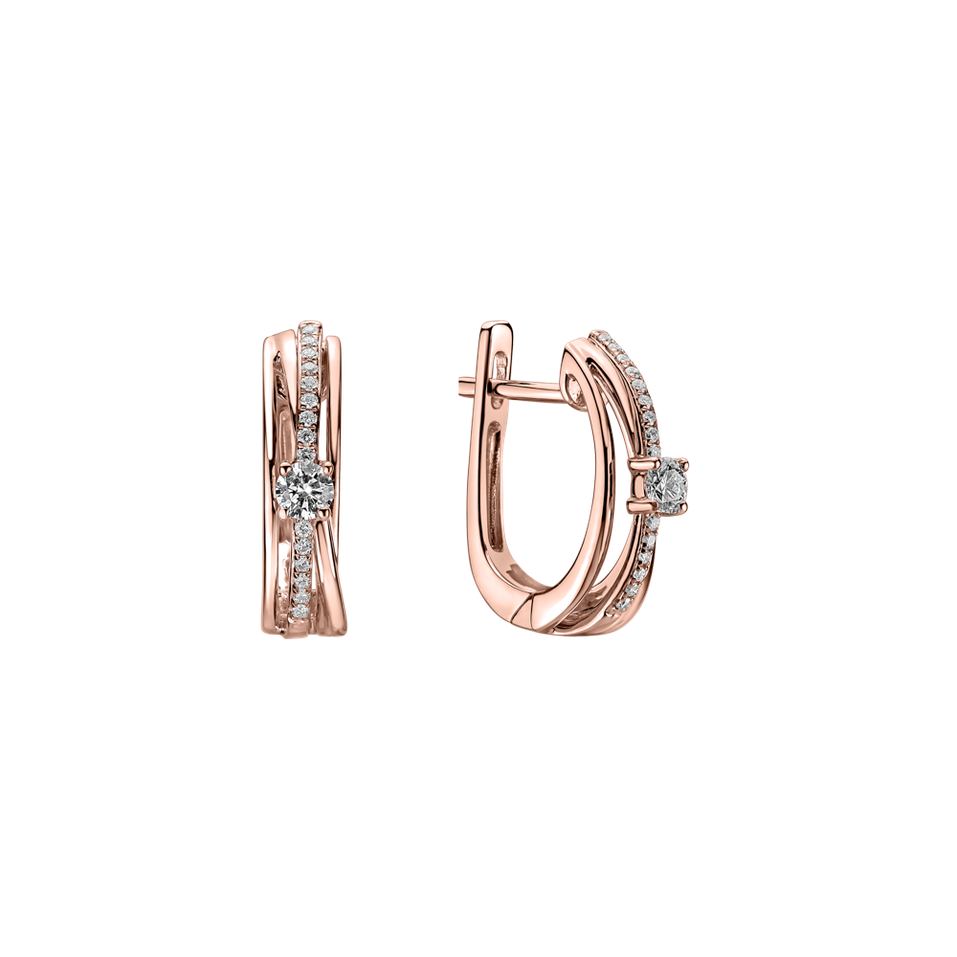 Náušnice s diamantmi Lady Cosmos