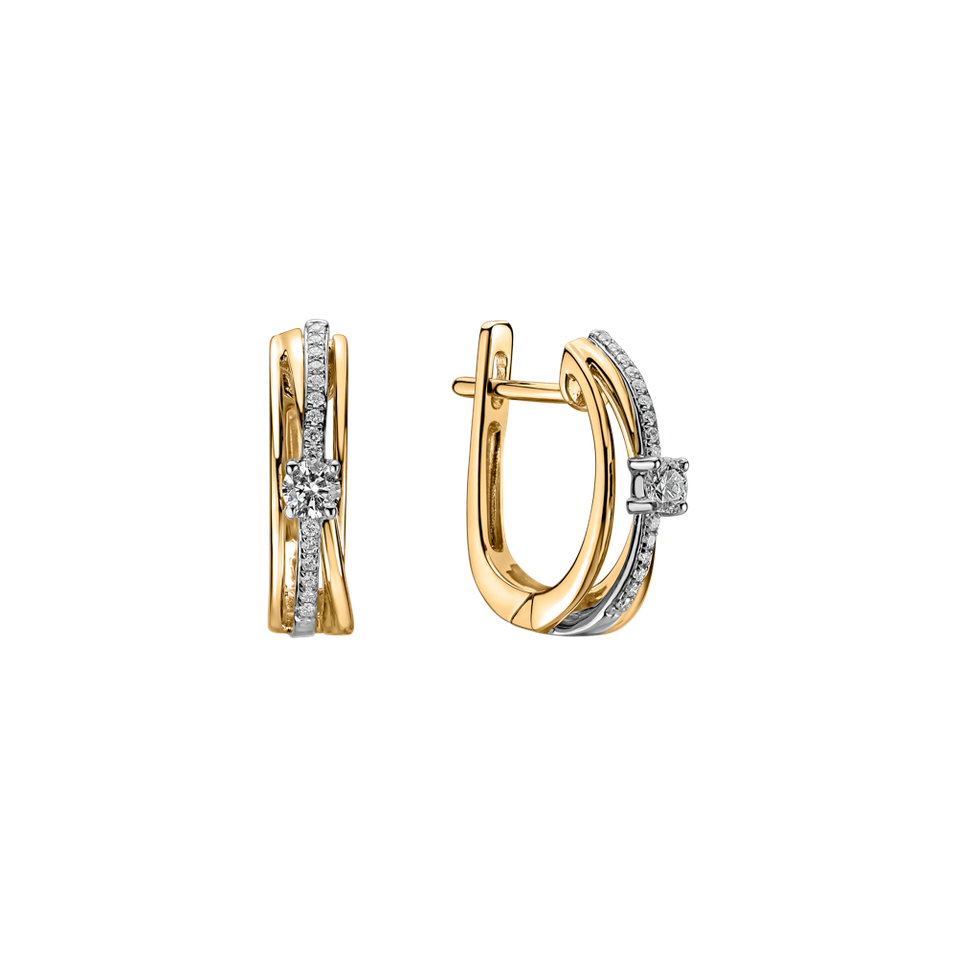 Náušnice s diamantmi Lady Cosmos