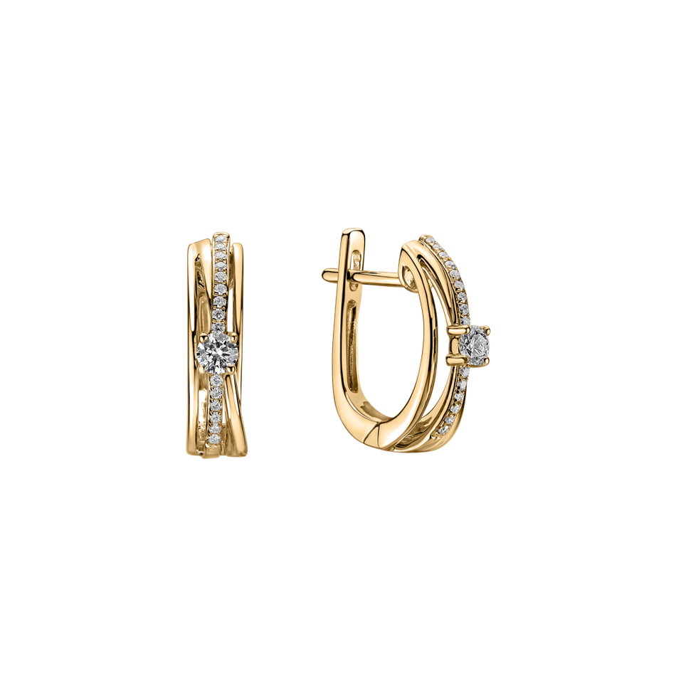 Náušnice s diamantmi Lady Cosmos