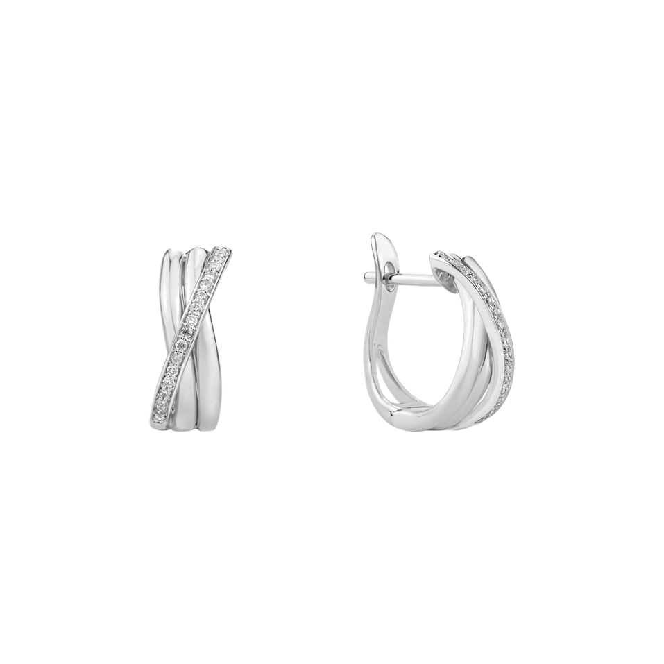 Náušnice s diamantmi Arachné Heaven