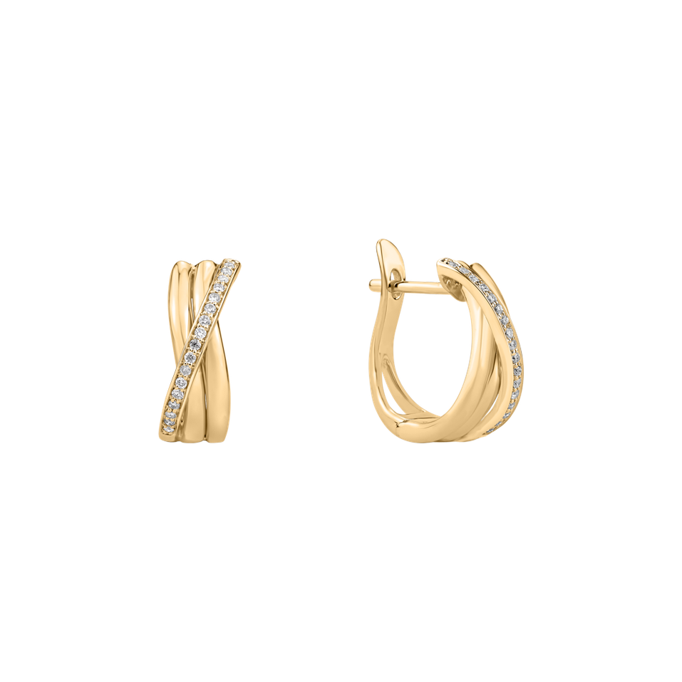 Náušnice s diamantmi Arachné Heaven